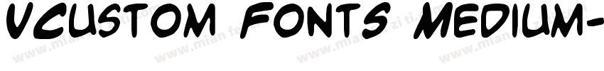 VCustom FontS Medium字体转换